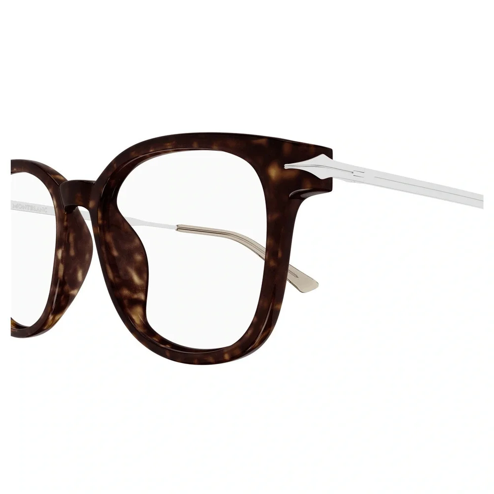 NWT Mont Blanc MB0309oA Havana Silver 53mm Eyeglasses